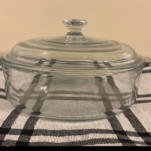 Libbey Kitchen Libbey 2 Quart Glass Casserole Bowl With Lid Poshmark